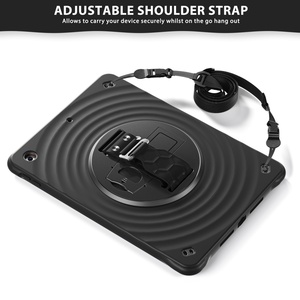 Funda Protectora de Silicona Resistente a Impactos para iPad 10.2 Pulgadas 2019-2021, Diseño Popular, Soporte Giratorio de 360 Grados - Product Image 6