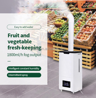Humidificateur ultrasonique automatique industriel 2500 ml/h pour serre avec réservoir de 16 L