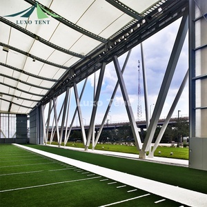 पेशेवर कारखाने आधुनिक डिजाइन टेन्सीड झिल्ली संरचना व्यायामशाला निर्माण स्थिर इस्पात संरचना वास्तुकला - Product Image 2