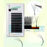 Extensions de cils préfabriquées en éventail en forme de U YY 3D 4D 5D 6D W étroites, nouveau style, légères, pour la vente en gros