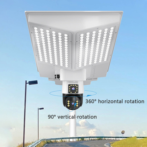 ไฟถนนพลังงานแสงอาทิตย์4MP แบบครบวงจรพร้อมกล้องวงจรปิดหน้าจอคู่4G WiFi สำหรับการรักษาความปลอดภัยกลางแจ้งและระบบไฟพลังงานแสงอาทิตย์อัจฉริยะ - Product Image 3