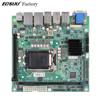 Nouvelle carte mère industrielle Mini ITX Intel ODM, Linux, Windows, DDR4, SATA unique, intégrée, 14*USB, 10*COM, livraison rapide
