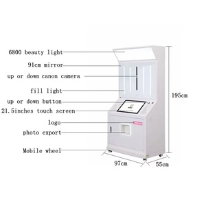 Cabina de Fotos SLR de Autoservicio con Pantalla Única para Centros Comerciales, Impresión Instantánea de Stickers, Cámara con Pantalla Táctil y Wi-Fi - Product Image 2