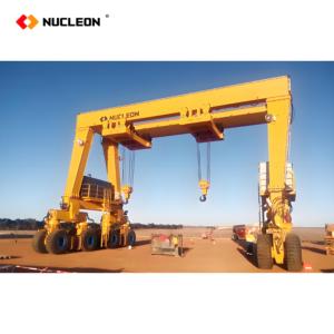 Port Conteneur De Levage 20 Tonnes 30 Tonnes 40 Tonnes 60 Tonnes <span class=keywords><strong>Rtg</strong></span> Mobile Conteneur Grue Pneu En Caoutchouc Portique Grue