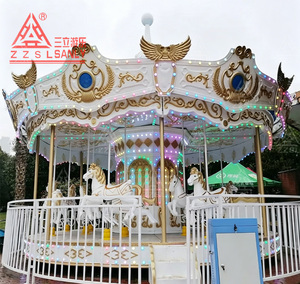 Carrusel de Caballos de Último Diseño para Parques Temáticos al Aire Libre, Atracción Popular en Ferias de Diversiones, en Venta - Product Image 4