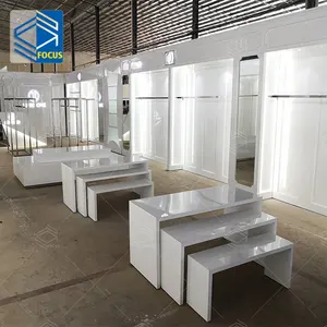 Clothes Shop Furniture Gold Clothing Display Rack Clothing Store Display Stands Clothing Store Display Racks