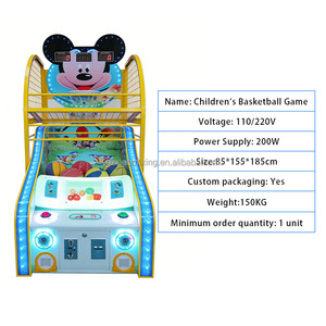 Macchina da Basket per Bambini a Tema Topolino con Funzione a Moneta, Ideale per Parchi Divertimento - Product Image 4