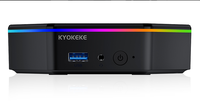 Mini PC N150 RGB Directo de Fábrica, 16 GB de RAM + 512 GB SSD, Win11 Pro, Impresionante Iluminación Aurora, Perfecto para Juegos y Oficina