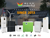 Système d'alimentation hybride éolien-solaire 3KW pour usage domestique hors réseau, stockage d'énergie mural, utilisation extérieure