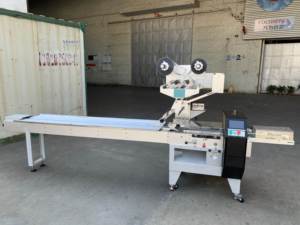 Tự động Biscuit dòng chảy gói gối loại bánh <span class=keywords><strong>Waffle</strong></span> Biscuit Cookies máy đóng gói thực phẩm cho doanh nghiệp nhỏ - Product Image 3