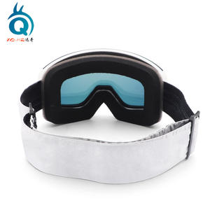 Xqhz Lunettes de ski pour enfants, double couche anti-buée, grand cylindre en TPU, taille unique, blanc pour enfants - Product Image 5