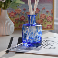 Bouteille de parfum en verre tacheté de 269ml faite à la main de luxe