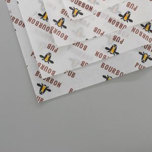 Waxed Greaseproof Custom logo <b>Paper</b> Sandwich Food Wrap <b>Wrapping</b> Restaurant Printed <b>Burger</b> <b>Paper</b> - Product Image 5