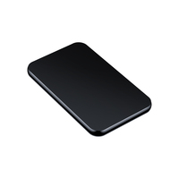 Enregistreur vocal numérique portable V15 noir avec longue durée de vie de la batterie, rechargeable, activation vocale, compatible Windows/Mac
