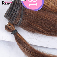 Extensions de cheveux synthétiques ondulés de haute qualité Noble Gold, 3 lots avec closure – Vente chaude