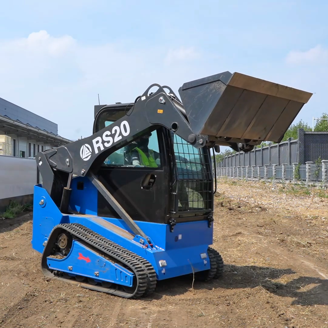 China Mini Skid Loaders Front End Loader CE Approved Skidsteer Best Quality Skid Steer Loader With Track