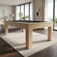Table de jeu tout-en-un 3-en-1 : se transforme en billard, ping-pong et table à manger pour la maison