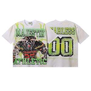T-shirts pour hommes de qualité supérieure, nouveau style 2026, 100% coton, streetwear, Y2K, graphiques, surdimensionnés, t-shirts pour hommes - Product Image 2