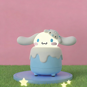 Authentique haut-parleur Bluetooth lumineux Sanrio Emotional Companion, peluche douce, veilleuse et musique, cadeau idéal pour les enfants et les fans - Product Image 3