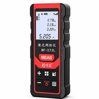 Télémètre laser portatif 80m NF-272L longue portée 635nm étanche IPX4 avec batterie au lithium et précision de mesure +/-1mm