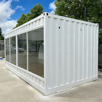 Conteneur de bureau mobile personnalisé à montage facile, système de maison préfabriquée de luxe pour la Nouvelle-Zélande