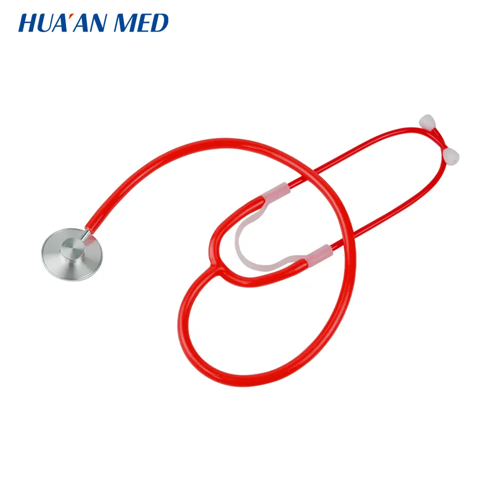 Недорогой одноразовый стетоскоп HUAAN с одной головкой для клинических взрослых и детей