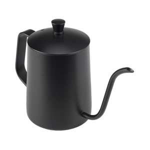 Bouilloire à café en acier inoxydable noir mat de 600 ml avec bec verseur fin pour barista à domicile - Product Image 3