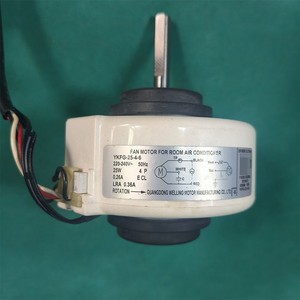 มอเตอร์พัดลม Ykfg-25-4-6 สำหรับเครื่องปรับอากาศในห้อง 220-240V 25W เฟสเดียว 4 ขั้ว ลวดทองแดง - Product Image 1