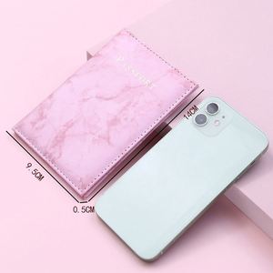 Organizador de Documentos de Viaje de Cuero PU, Protector de Pasaporte para Mujeres y Hombres - Product Image 2