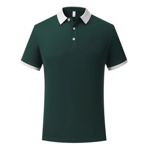 Camisa Polo de Manga Corta Negra con Ribete en Rojo, Poliéster, Uniforme Corporativo, Uso Diario - Product Image 4