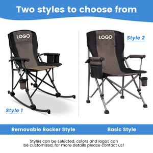 قماش أكسفورد خارجي قوي على الطراز الحديث قابل للطي من الأثاث الناعم للحدائق والتخييم للبالغين - Product Image 2