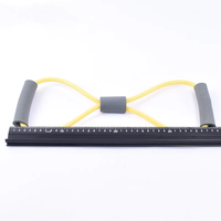 Corde élastique en forme de 8, bande de résistance multifonctionnelle pour tractions, dips, yoga et entraînement de force du corps entier
