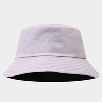 Sombrero de Pescador de Algodón Liso al por Mayor, Cómodo, de Color Sólido, Unisex, para Todas las Temporadas, Personalizable con Logotipo de Empresa