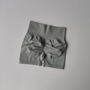 Vendita calda inverno Leggings a costine a vita alta senza cuciture Yoga pantaloni scricchiolanti caldo bottino palestra Fitness tinta unita <span class=keywords><strong>Leggins</strong></span> - Product Image 5