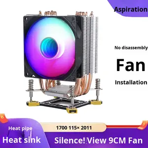 CR-1200 <span class=keywords><strong>RGB</strong></span> 92 มม. คูลเลอร์ซีพียู พัดลมพีซี <span class=keywords><strong>RGB</strong></span> สำหรับอินเทล i3/i5 และซีพียูเอเอ็มดี ระบายความร้อนได้อย่างมีประสิทธิภาพ โปรเซสเซอร์ที่มีศักยภาพการระบายความร้อนสูง - Product Image 3