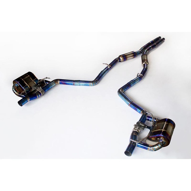Factory Exhaust for Dodge Challenger/charger 3.6l 5.7l 6.2l 6.4l Titanium Valved Muffler Remote Control Catback Exhaust System