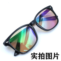 Lunettes d'ordinateur 2026 à verres rouges anti-lumière bleue et protection UV, avec design clou de riz, monture optique surdimensionnée à verres miroir