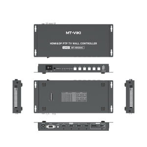 MT-VIKI 4K 60Hz <span class=keywords><strong>4</strong></span>:<span class=keywords><strong>2</strong></span>:<span class=keywords><strong>0</strong></span> hoặc 4K 30Hz <span class=keywords><strong>4</strong></span>:<span class=keywords><strong>4</strong></span>:<span class=keywords><strong>4</strong></span> <span class=keywords><strong>HDMI</strong></span> Video tường điều khiển Bộ vi xử lý multiviewer 2x4, đa màn hình splicer <span class=keywords><strong>2</strong></span> trong <span class=keywords><strong>4</strong></span> ra - Product Image 6
