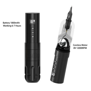 <span class=keywords><strong>De</strong></span> alta calidad del tatuaje pluma recargable inalámbrica tatuaje <span class=keywords><strong>máquina</strong></span> <span class=keywords><strong>rotativa</strong></span> <span class=keywords><strong>de</strong></span> la pluma <span class=keywords><strong>kit</strong></span> inalámbrico con tatuaje fuente <span class=keywords><strong>de</strong></span> alimentación - Product Image 6
