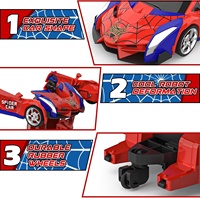 KK Nouveau Robot Araignée Transformable 1:18 à Télécommande 5 Canaux, Déformation à un Bouton, Voiture de Drift et de Cascade 360° Intérieur-Extérieur