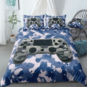 Juego de ropa de cama de tres piezas con estampado Digital 3D, juego de edredón con elementos de juego móvil para jugador - Product Image 6
