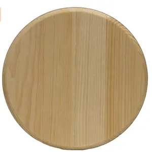 Großhandel Art Minds Unvollendete Holz kreise Blank Round Pine Cutout Zeichen Plaketten für Laser gravur und Druck