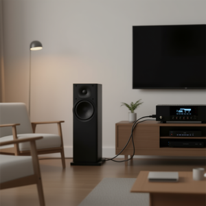 อะแดปเตอร์เสียงสเตอริโอมุม 90 องศา RCA ตัวเชื่อมต่อสีดำแบบตัวผู้เป็นตัวเมีย - Product Image 3