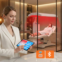 Panel de Terapia de Luz Roja de Cuerpo Completo, Infrarrojo Cercano PBM, 8 Longitudes de Onda, Alta Potencia, Dispositivo de Recuperación y Bienestar para Spa y Clínica, Alta Irradiancia