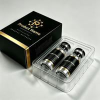 Étiquettes holographiques en vinyle imperméables et résistantes à la chaleur, adhérence forte pour emballages cadeaux et artisanat, capacité 5 ml, imprimées au laser
