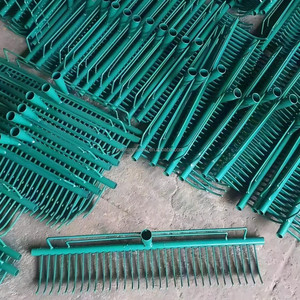 Râteau à aiguilles <span class=keywords><strong>de</strong></span> <span class=keywords><strong>pin</strong></span> 22 dents, orange et vert, pour désherbage moderne, mini-désherbeur électrique, râteau à feu 12 dents pour bassin, lac, barrage - Product Image 6