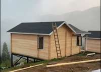 Maisons en bois préfabriquées d'extérieur Chalet de camping préfabriqué Hébergement en bois Petit chalet