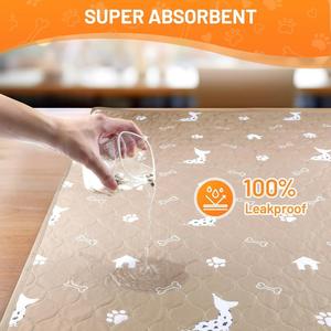 Tapis pour animaux de compagnie absorbant, antidérapant, respirant, imperméable, lavable en machine, réutilisable, pour l'<span class=keywords><strong>urine</strong></span> des animaux - Product Image 2