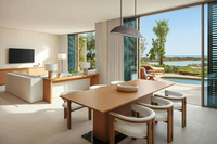 Ensemble de meubles de chambre d'hôtel 5 étoiles de luxe sur mesure, package complet pour projets hôteliers, design moderne