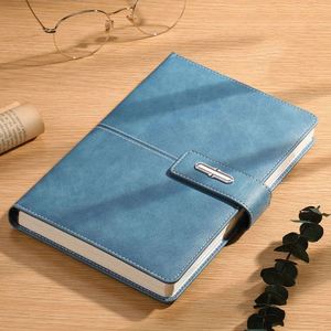 2024Custom Faux Leather Hardcover Stationery Notebook Gift Set A5 Luxury <b>Planner</b> Recycled Paper <b>Journal</b> Notebook With Pen - Product Image 5